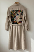 Dress with art image