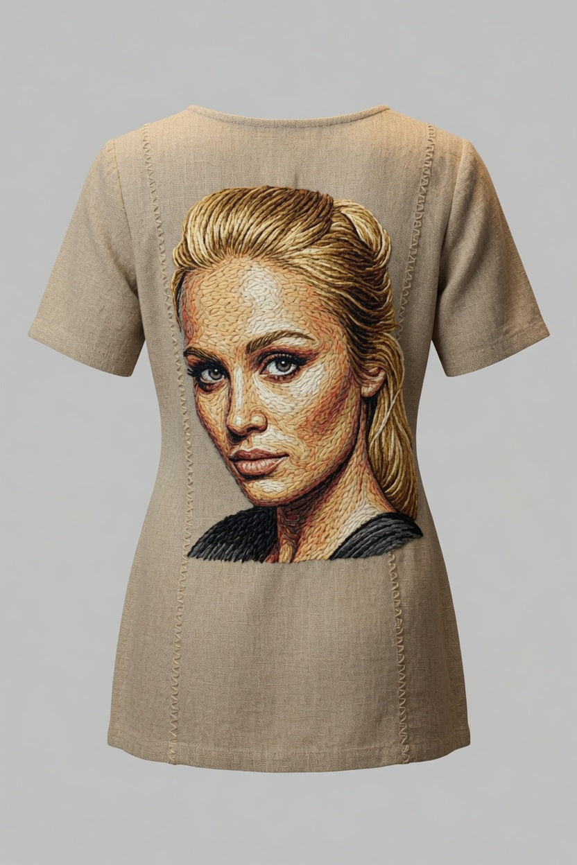 Embroidered Long shirt